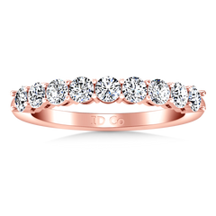 Diamond Wedding Band Verona  0.27 Cts 14K Rose Gold