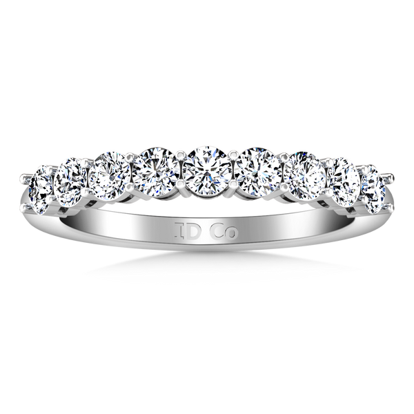 Diamond Wedding Band Verona  0.27 Cts 14K White Gold