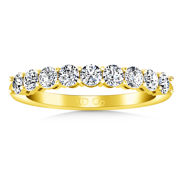 Diamond Wedding Band Verona  0.27 Cts 14K Yellow Gold
