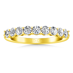 Diamond Wedding Band Verona  0.27 Cts 14K Yellow Gold