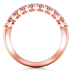 Diamond Wedding Band Verona  0.27 Cts 14K Rose Gold