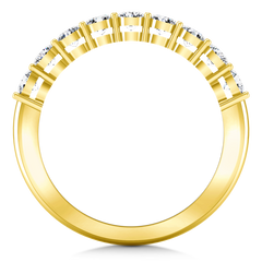 Diamond Wedding Band Verona  0.27 Cts 14K Yellow Gold