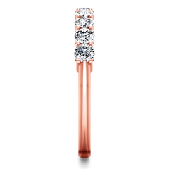 Diamond Wedding Band Verona  0.27 Cts 14K Rose Gold