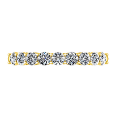 Diamond Wedding Band Verona  0.27 Cts 14K Yellow Gold