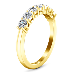 Seven Stone  Diamond Wedding Band Coventry 0.35 Cts 14K Yellow Gold