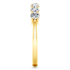 Seven Stone  Diamond Wedding Band Coventry 0.35 Cts 14K Yellow Gold