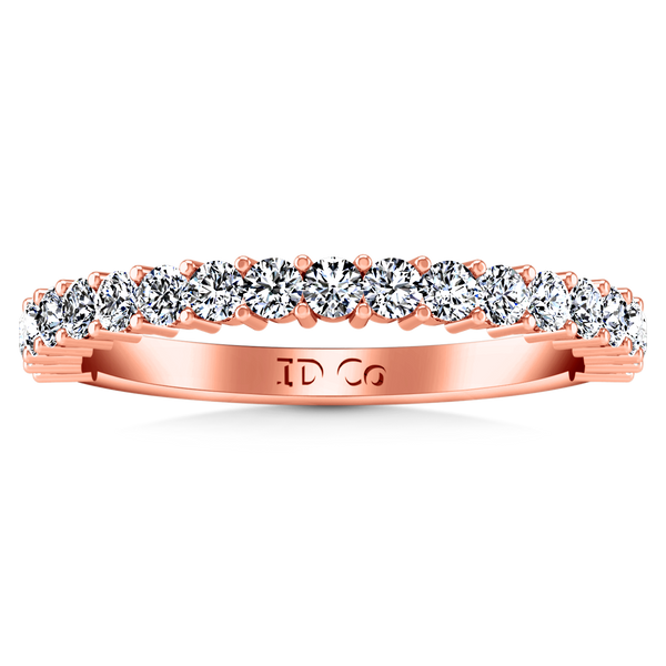 Diamond Wedding Band Avignon  0.45 Cts 14K Rose Gold