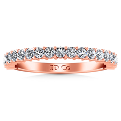 Diamond Wedding Band Avignon  0.45 Cts 14K Rose Gold