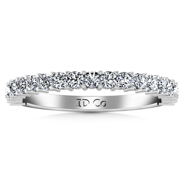 Five Stone Diamond Wedding Band Brighton  0.5 Cts 14K White Gold