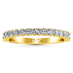 Diamond Wedding Band Avignon  0.45 Cts 14K Yellow Gold