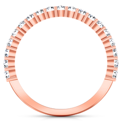 Diamond Wedding Band Avignon  0.45 Cts 14K Rose Gold