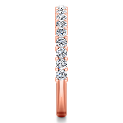 Diamond Wedding Band Avignon  0.45 Cts 14K Rose Gold