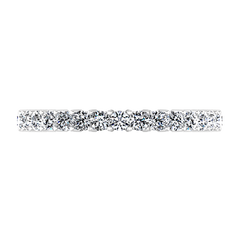 Five Stone Diamond Wedding Band Brighton  0.5 Cts 14K White Gold