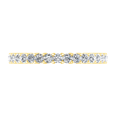 Diamond Wedding Band Avignon  0.45 Cts 14K Yellow Gold