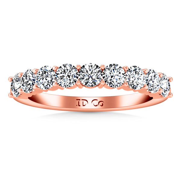 Diamond Wedding Band Preston  0.27 Cts 14K Rose Gold