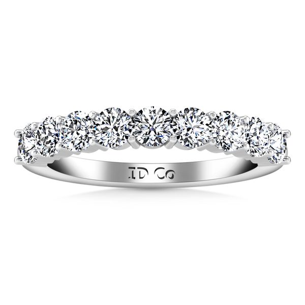 Diamond Wedding Band Preston  0.27 Cts 14K White Gold