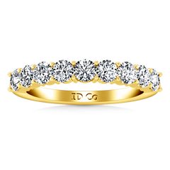 Diamond Wedding Band Preston  0.27 Cts 14K Yellow Gold