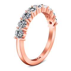 Diamond Wedding Band Preston  0.27 Cts 14K Rose Gold