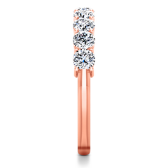 Diamond Wedding Band Preston  0.27 Cts 14K Rose Gold