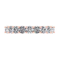 Diamond Wedding Band Preston  0.27 Cts 14K Rose Gold