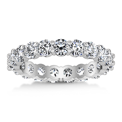 Eternity Ring Vogue  1.68 Cts 14K White Gold