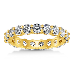 Eternity Ring Vogue  1.68 Cts 14K Yellow Gold