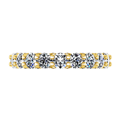 Eternity Ring Vogue  1.68 Cts 14K Yellow Gold