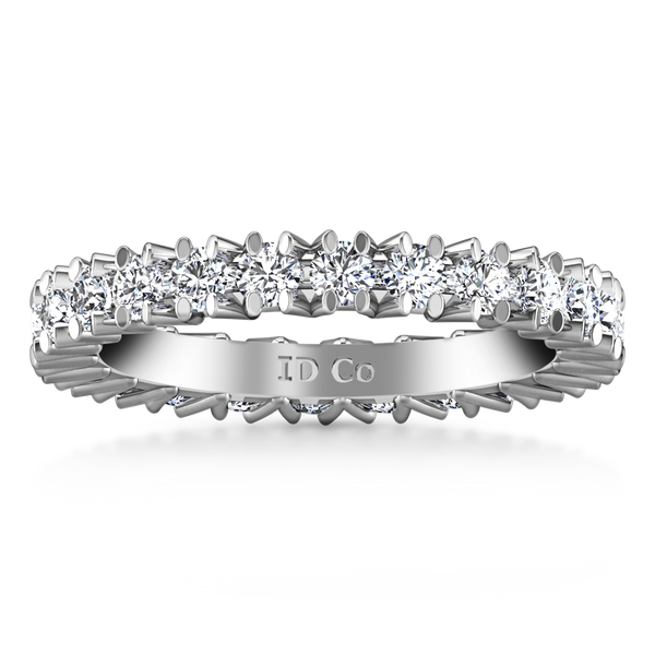 Eternity Ring Luce  1.68 Cts 14K White Gold