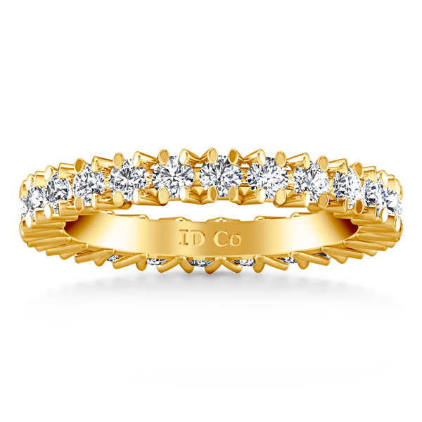 Eternity Ring Luce  1.68 Cts 14K Yellow Gold