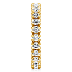 Eternity Ring Luce  1.68 Cts 14K Yellow Gold