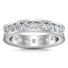 Eternity Ring Mellany  1.68 Cts 14K White Gold