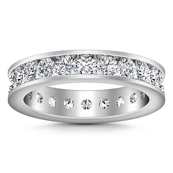 Eternity Ring Janet 1.68 Cts 14K White Gold