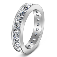 Eternity Ring Mellany  1.68 Cts 14K White Gold