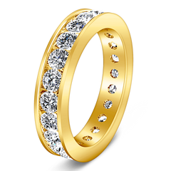 Eternity Ring Mellany  1.68 Cts 14K Yellow Gold