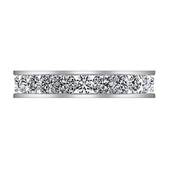 Eternity Ring Mellany  1.68 Cts 14K White Gold