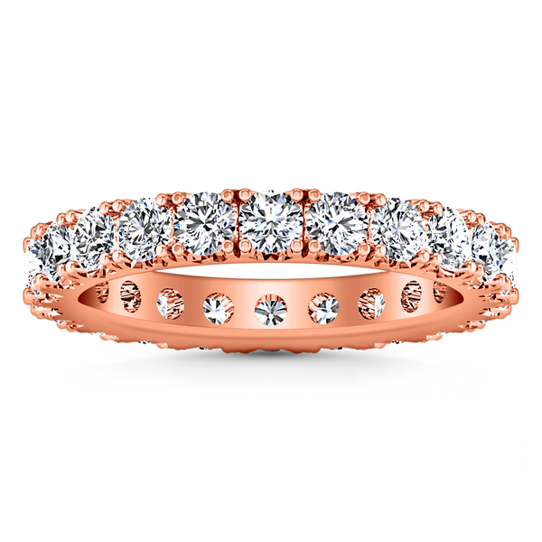 Eternity Ring Natasha  1.6 Cts 14K Rose Gold