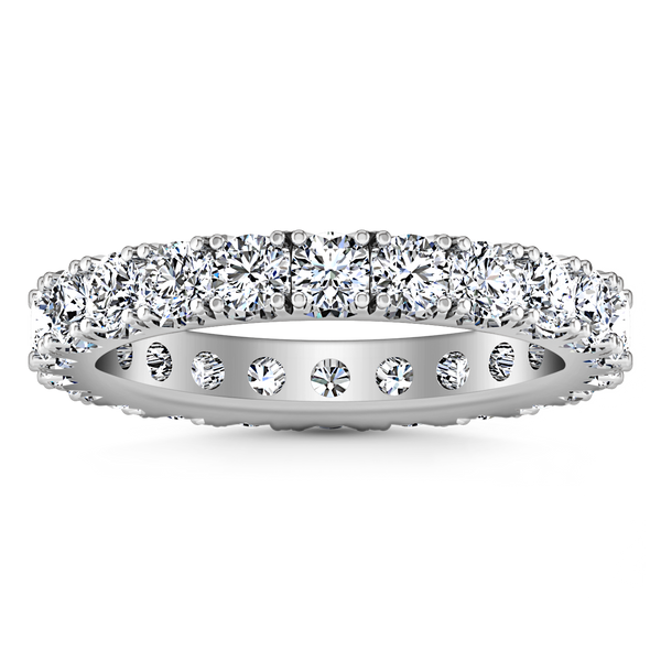 Eternity Ring Natasha  1.6 Cts 14K White Gold