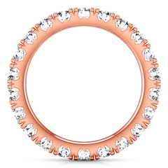 Eternity Ring Natasha  1.6 Cts 14K Rose Gold