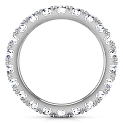 Eternity Ring Natasha  1.6 Cts 14K White Gold