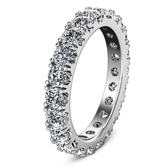 Eternity Ring Natasha  1.6 Cts 14K White Gold