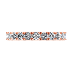 Eternity Ring Natasha  1.6 Cts 14K Rose Gold