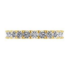 Eternity Ring Natasha  1.6 Cts 14K Yellow Gold