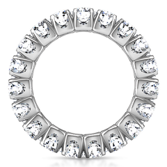 Eternity Ring Amyarullis 1.6 Cts 14K White Gold