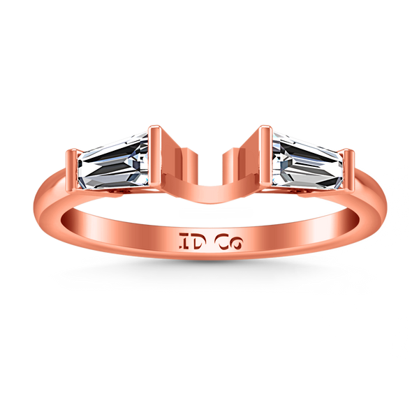 Diamond Wedding Band Jenna 0.12 Cts 14K Rose Gold