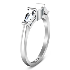 Diamond Wedding Band Jenna 0.12 Cts 14K White Gold