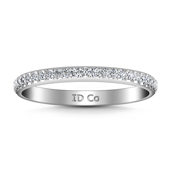 Diamond Wedding Band Alana 0.25 Cts 14K White Gold