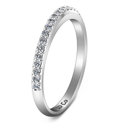 Diamond Wedding Band Alana 0.25 Cts 14K White Gold