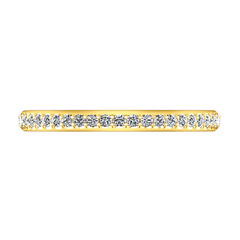 Diamond Wedding Band Alana 0.25 Cts 14K Yellow Gold