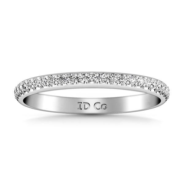 Diamond Wedding Band Talia 0.25 Cts 14K White Gold