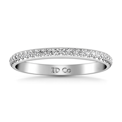 Diamond Wedding Band Talia 0.25 Cts 14K White Gold